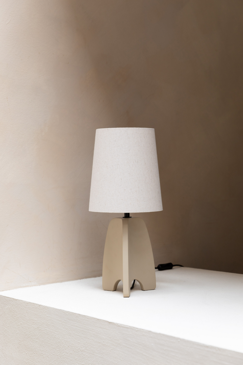 Beige Concrete Table Lamp | Zuiver Saba | Dutchfurniture.com