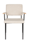 Gray Upholstered Dining Armchair | Zuiver Fellow  | Dutchfurniture.com