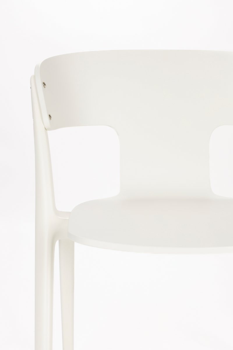 Stackable Outdoor Dining Chairs (4) | Zuiver Horizon | Oroatrade.com