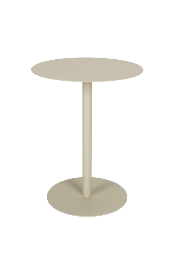 Pedestal Round Outdoor Side Table | Zuiver Snow | Dutchfurniture.com