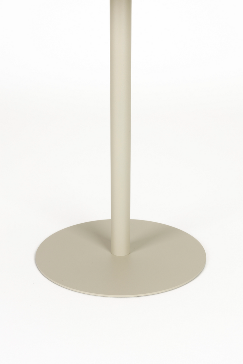 Pedestal Round Outdoor Side Table | Zuiver Snow | Dutchfurniture.com