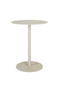 Pedestal Round Outdoor Bistro Table | Zuiver Snow | Dutchfurniture.com