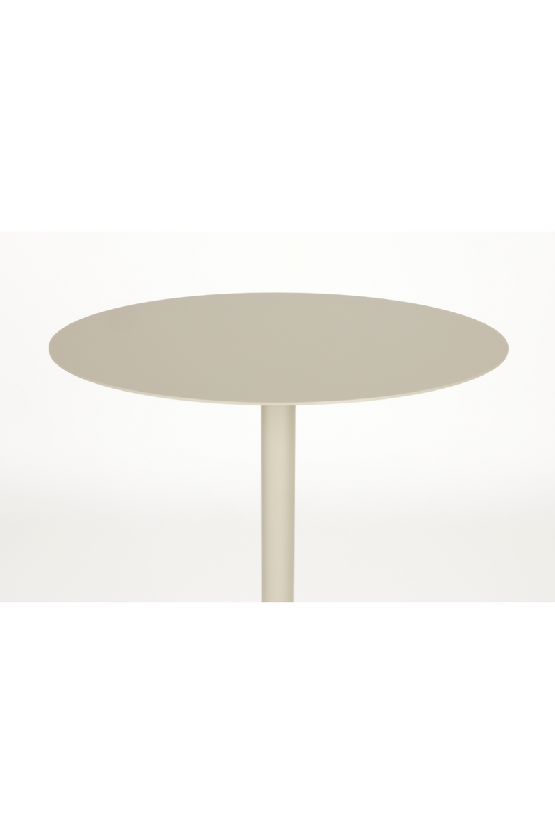 Pedestal Round Outdoor Bistro Table | Zuiver Snow | Dutchfurniture.com