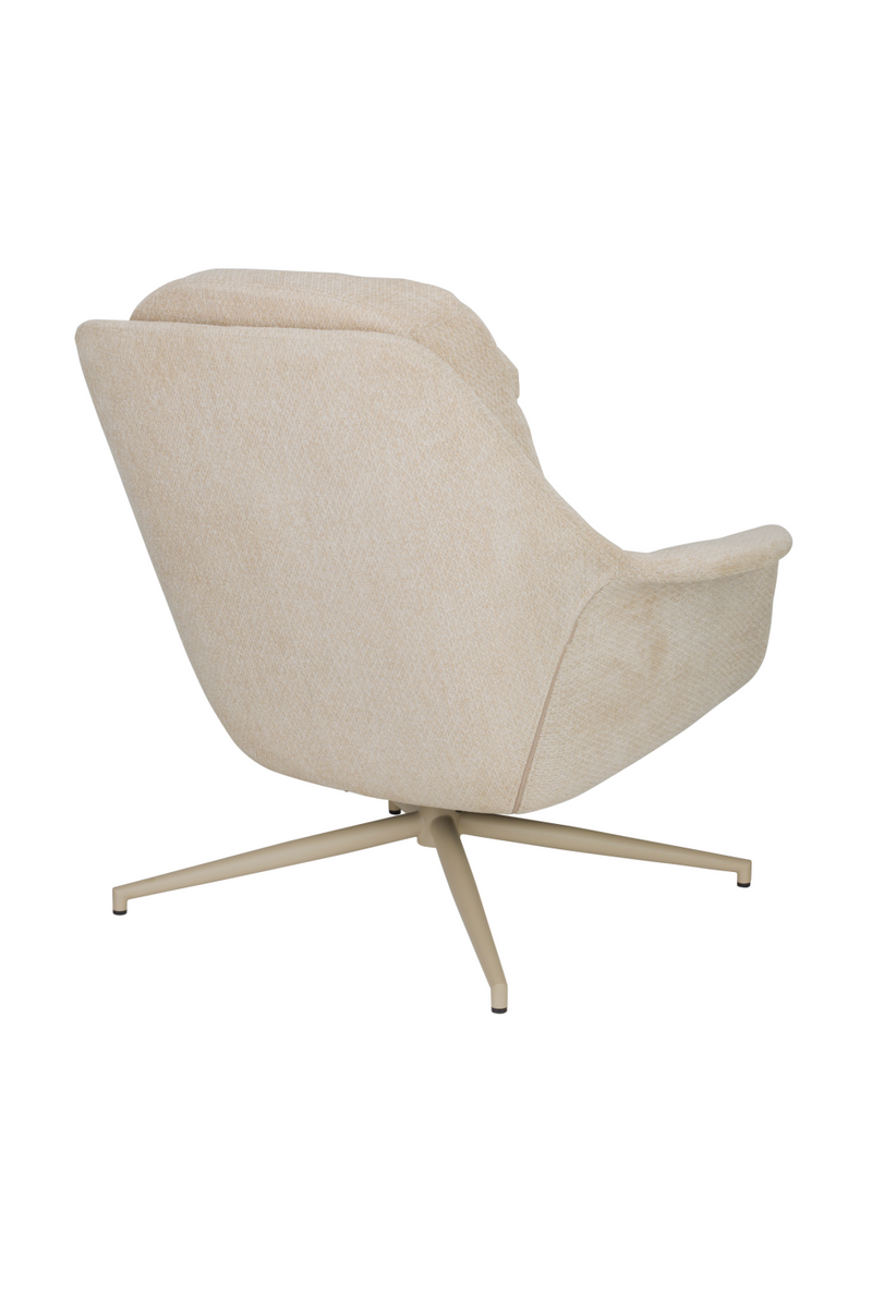 Beige Swivel Lounge Chair | Zuiver Philly | Dutchfurniture.com