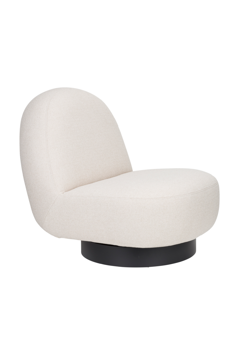 Arched Back Swivel Lounge Chair | Zuiver Eden | Dutchfurniture.com