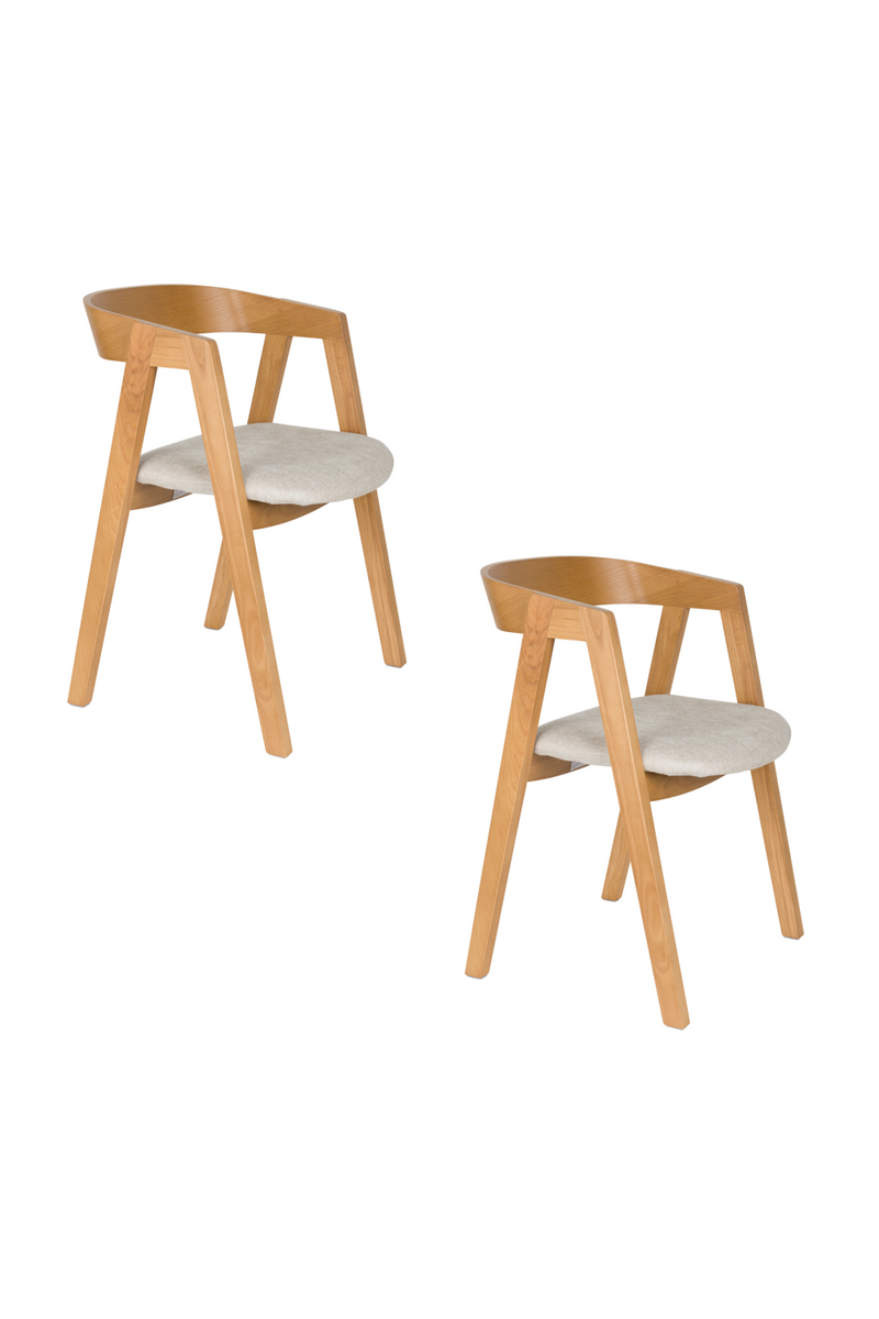 Solid Ash Dining Chair (2) | Zuiver Mads | Dutchfurniture.com