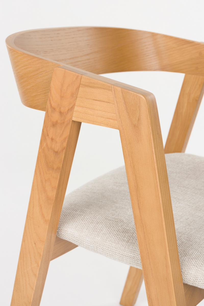 Solid Ash Dining Chair (2) | Zuiver Mads | Dutchfurniture.com