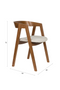 Solid Ash Dining Chair (2) | Zuiver Mads | Dutchfurniture.com
