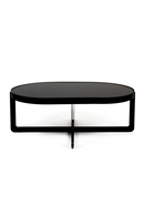 Crossed-Base Oval Coffee Table | Zuiver Centre | Dutchfurniture.com