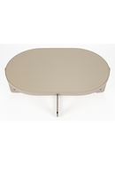 Crossed-Base Oval Coffee Table | Zuiver Centre | Dutchfurniture.com