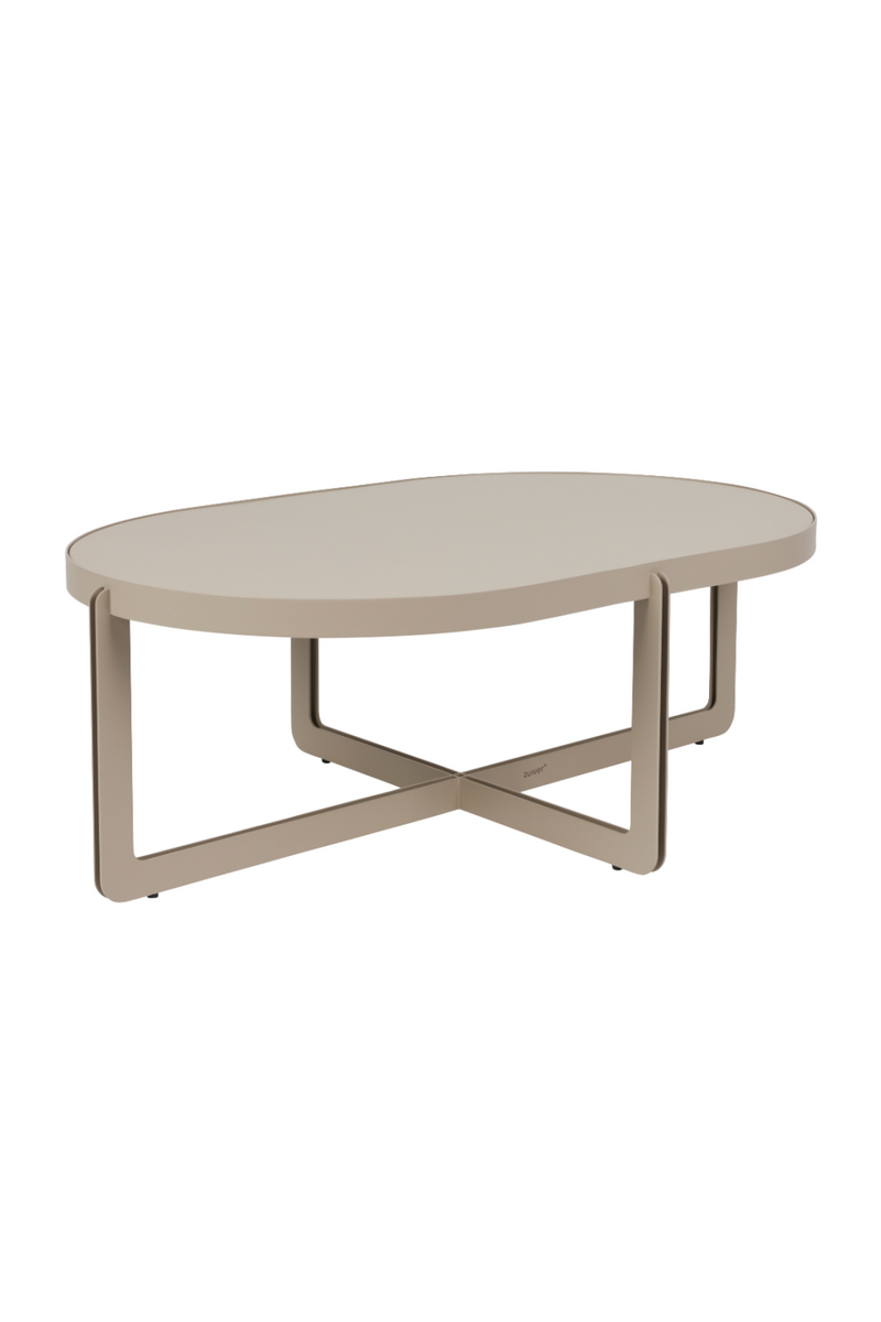 Crossed-Base Oval Coffee Table | Zuiver Centre | Dutchfurniture.com