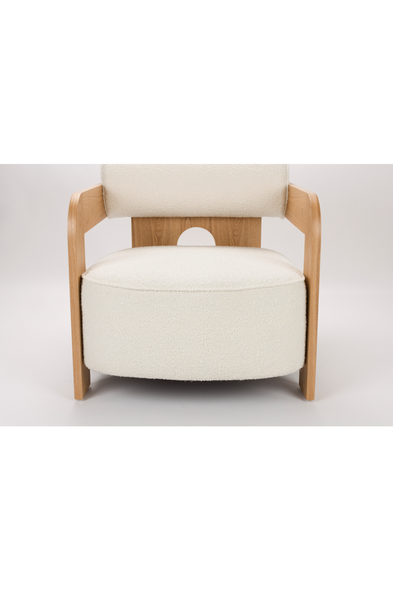 Beige Bouclé Lounge Chair | Zuiver Oolong | Oroatrade.com