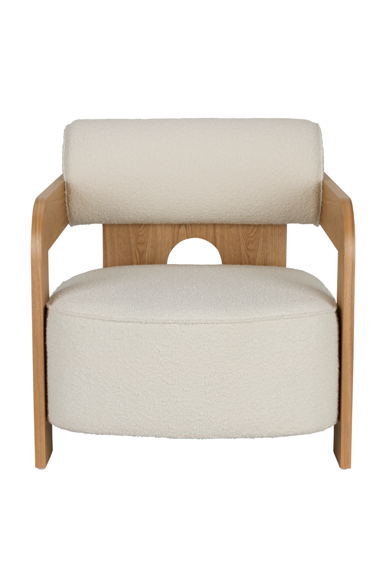 Beige Bouclé Lounge Chair | Zuiver Oolong | Oroatrade.com