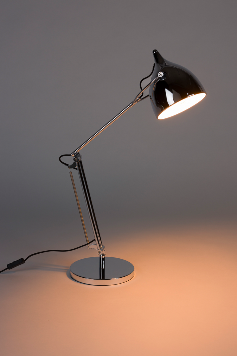 Chrome Adjustable Desk Lamp | Zuiver Reader | Dutchfurniture.com