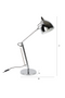 Chrome Adjustable Desk Lamp | Zuiver Reader | Dutchfurniture.com