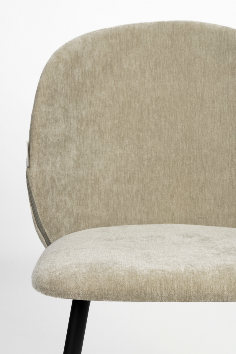 Velvet Curved Dining Chairs (2) | Zuiver Cozy | Dutchfurniture.com