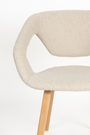 Bouclé Dining Armchairs (2) | Zuiver Flexback | Dutchfurniture.com