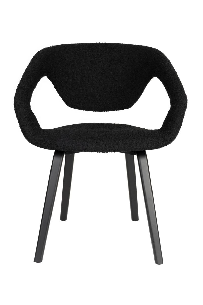 Bouclé Dining Armchairs (2) | Zuiver Flexback | Dutchfurniture.com