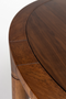 Walnut Round Dining Table | Zuiver Storm | Dutchfurniture.com