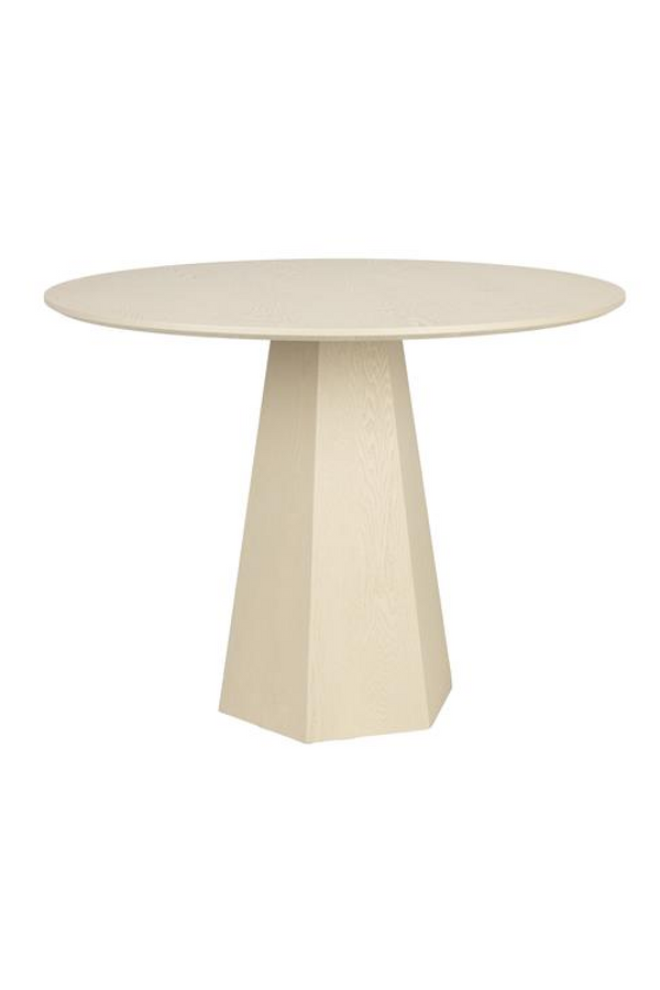 Ash Pedestal Round Table | Zuiver Pilar | Dutchfurniture.com