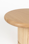 Wooden Pedestal Side Table | Zuiver Chunk | Dutchfurniture.com