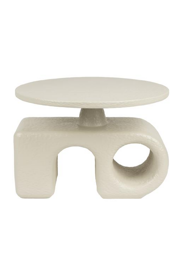 Beige Sculptural Side Table | Zuiver Hermit | Dutchfurniture.com