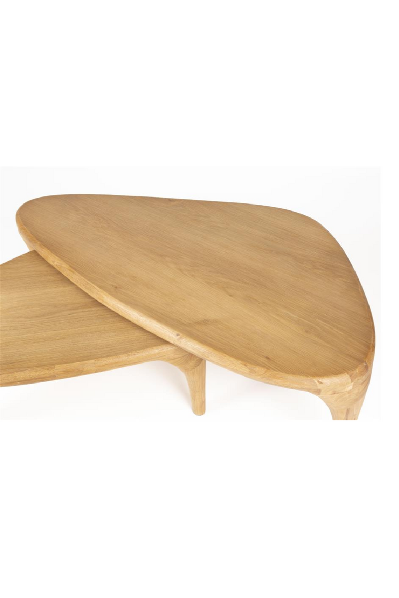 Solid Wood Nested Coffee Tables (2) | Zuiver Isla | Dutchfurniture.com