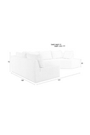 Modern Left Modular Sofa | Zuiver Prosper | Dutchfurniture.com