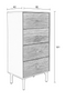 Wooden 4-Drawer Cabinet | Zuiver Morning | Dutchfurniture.com