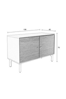 Wooden 2-Door Sideboard | Zuiver Morning | Dutchfurniture.com