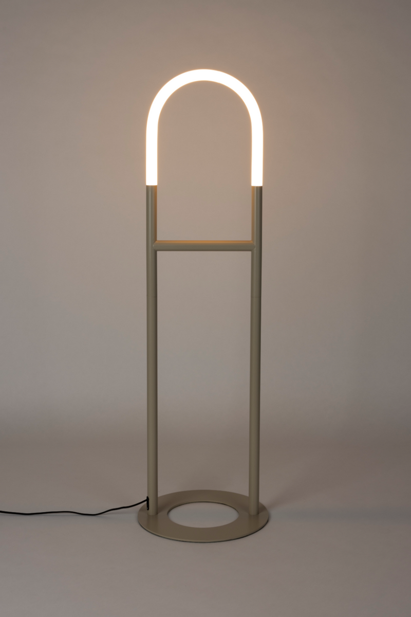 Sculptural Beige Floor Lamp | Zuiver Arch | Dutchfurniture.com