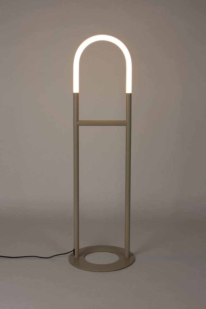 Sculptural Beige Floor Lamp | Zuiver Arch | Dutchfurniture.com