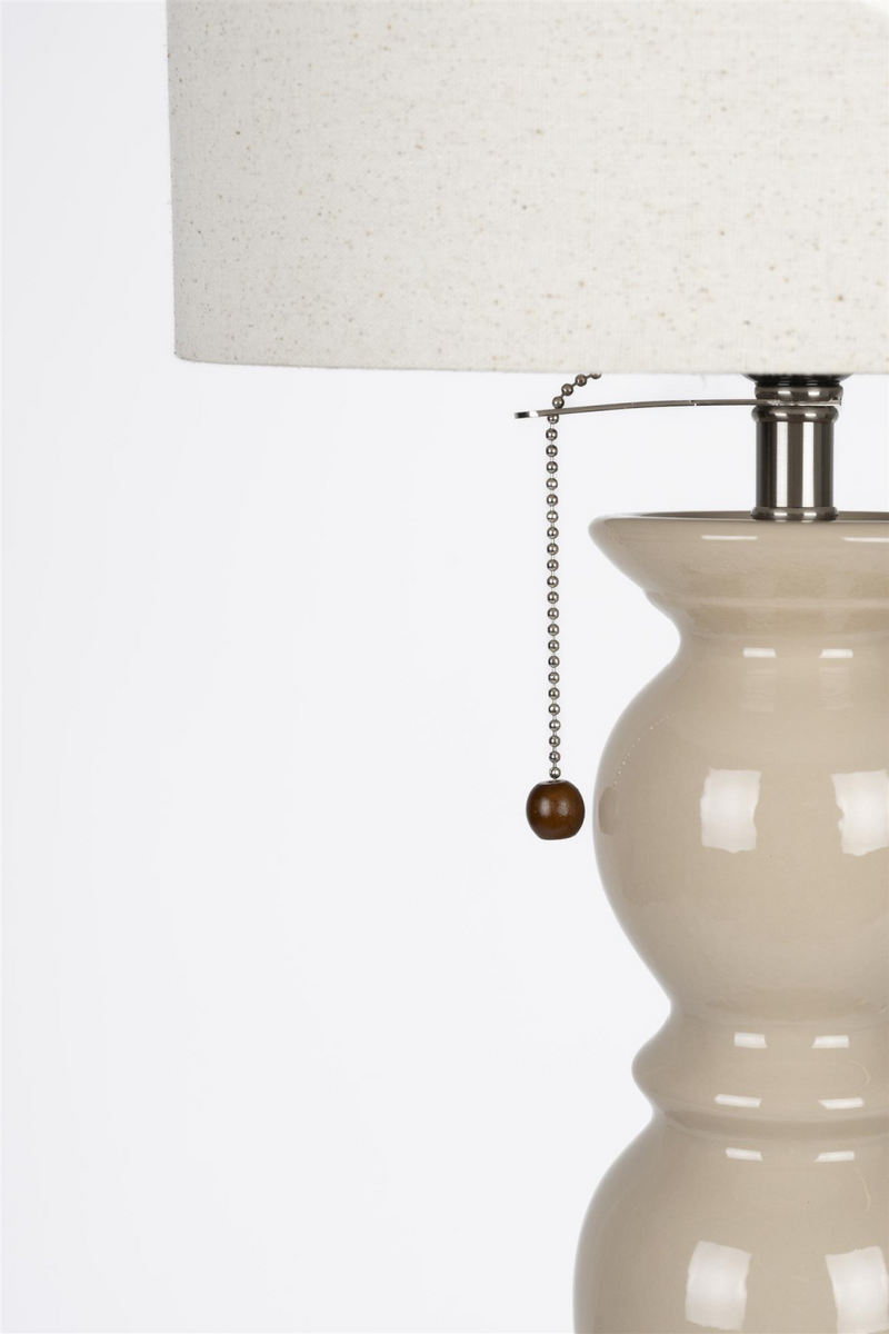 Beige Ceramic Floor Lamp | Zuiver Brew | Dutchfurniture.com