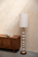 Beige Ceramic Floor Lamp | Zuiver Brew | Dutchfurniture.com