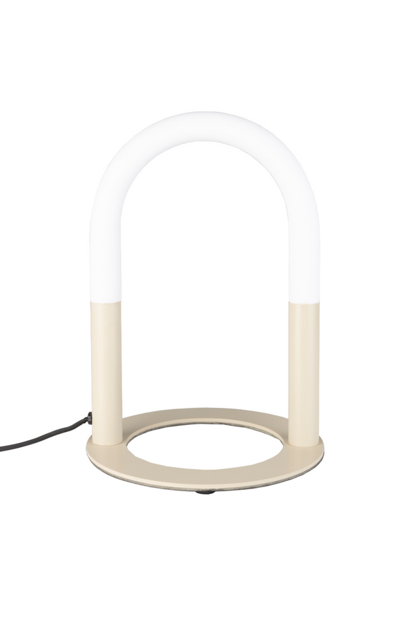 Sculptural Beige Table Lamp | Zuiver Arch | Dutchfurniture.com