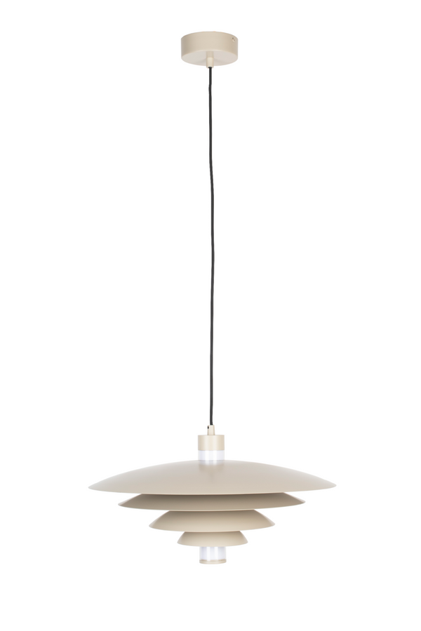 Beige Metal Pendant Lamp | Zuiver Cole | Dutchfurniture.com