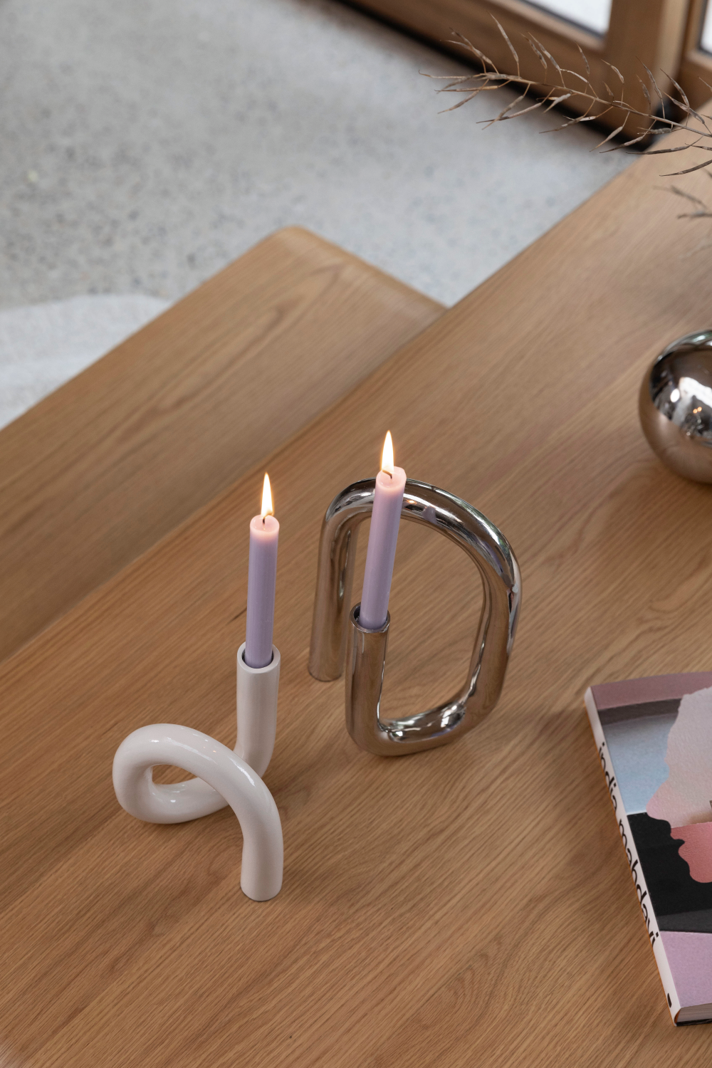 Aluminum Modern Candle Holder L | Zuiver Tubo | Dutchfurniture.com