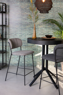 Minimalist Upholstered Counter Stools (2) | DF Jolien | Dutchfurniture.com