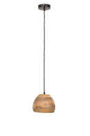 Natural Round Drop Pendant Lamp | Dutchbone Woody | dutchfurniture.com