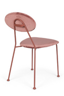 Pink Velvet Dining Chairs (2) | Bold Monkey Kiss The Froggy | DutchFurniture.com