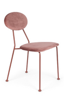 Pink Velvet Dining Chairs (2) | Bold Monkey Kiss The Froggy | DutchFurniture.com