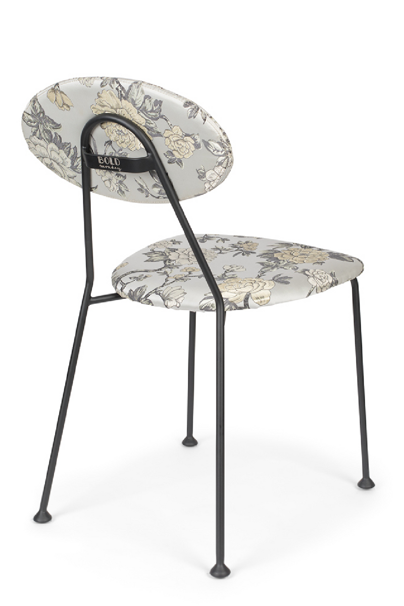 Flower Pattern Dining Chairs (2) | Bold Monkey Kiss The Froggy | OROA TRADE