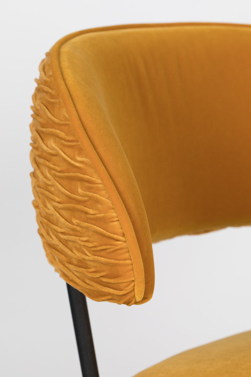 Amber Velvet Dining Chairs (2) | Bold Monkey The Winner | DutchFurniture.com