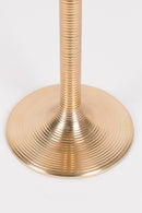 Gold Round Pedestal Side Table | Bold Monkey Hypnotising | DutchFurniture.com