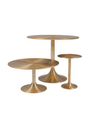 Gold Round Pedestal Coffee Table | Bold Monkey Hypnotising | DutchFurniture.com