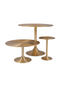 Gold Round Pedestal Coffee Table | Bold Monkey Hypnotising | DutchFurniture.com