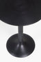 Black Round Pedestal Side Table | Bold Monkey Hypnotising | DutchFurniture.com