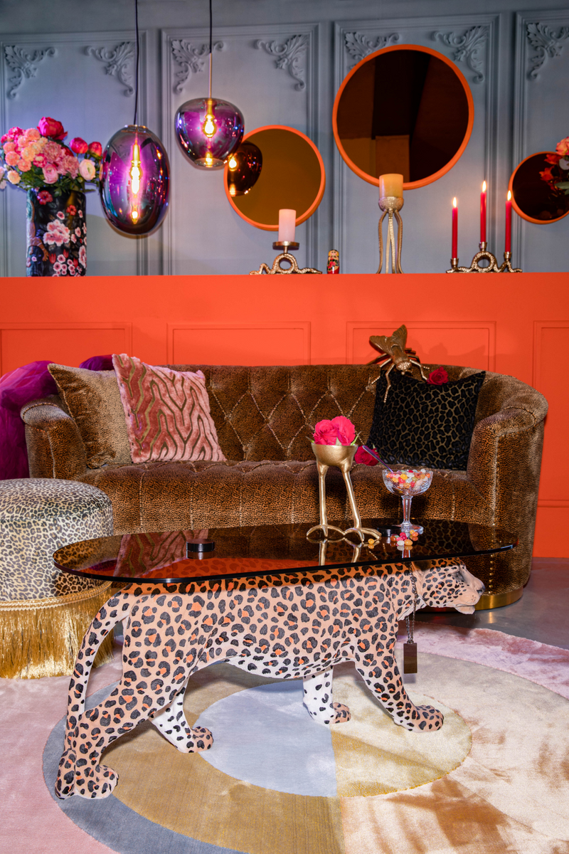 Spotted Panther Coffee Table Bold Monkey Dope As Hell