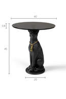 Art Deco Sculptural Side Table | Bold Monkey Proudly Crowned Panther | Oroatrade.com