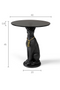 Art Deco Sculptural Side Table | Bold Monkey Proudly Crowned Panther | Oroatrade.com